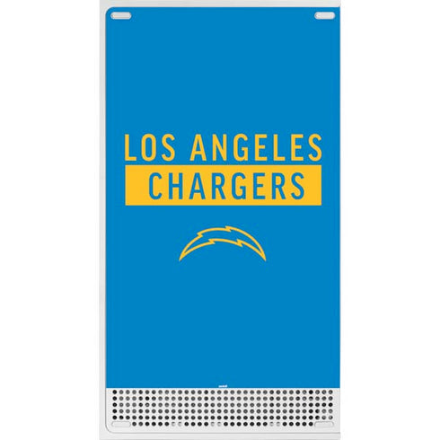 NFL Los Angeles Chargers Blue Performance Series Xbox Series S Console Skin